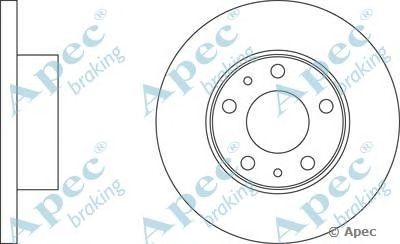 APEC BRAKING dsk654 -  Тормозной диск